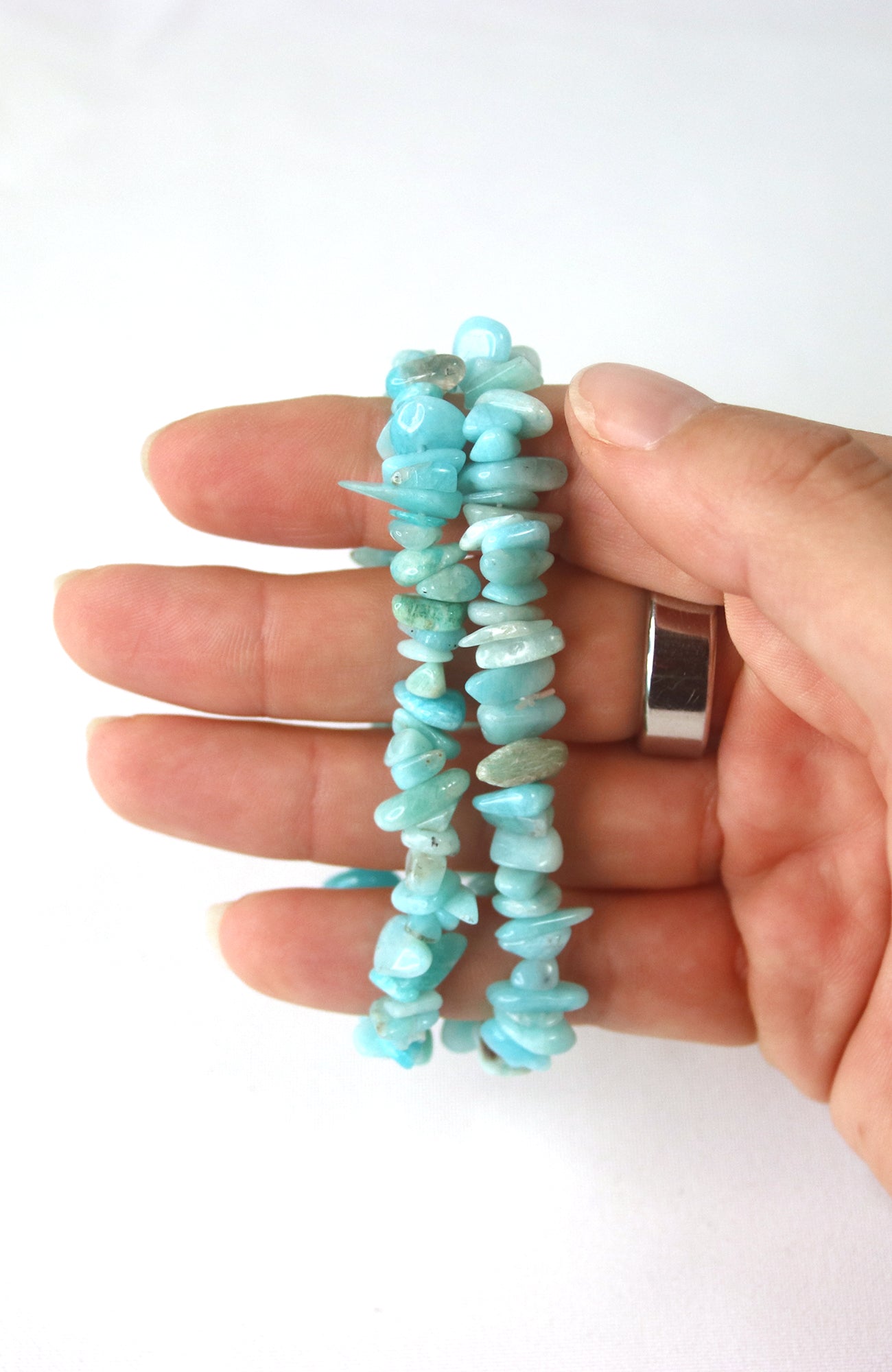 Amazonite Chip Bracelet